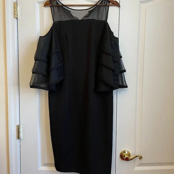 Alberto Makali Dresses | Alberto Makali Midi Dress | Color: Black | Size: 4 | Jifraimov's Closet